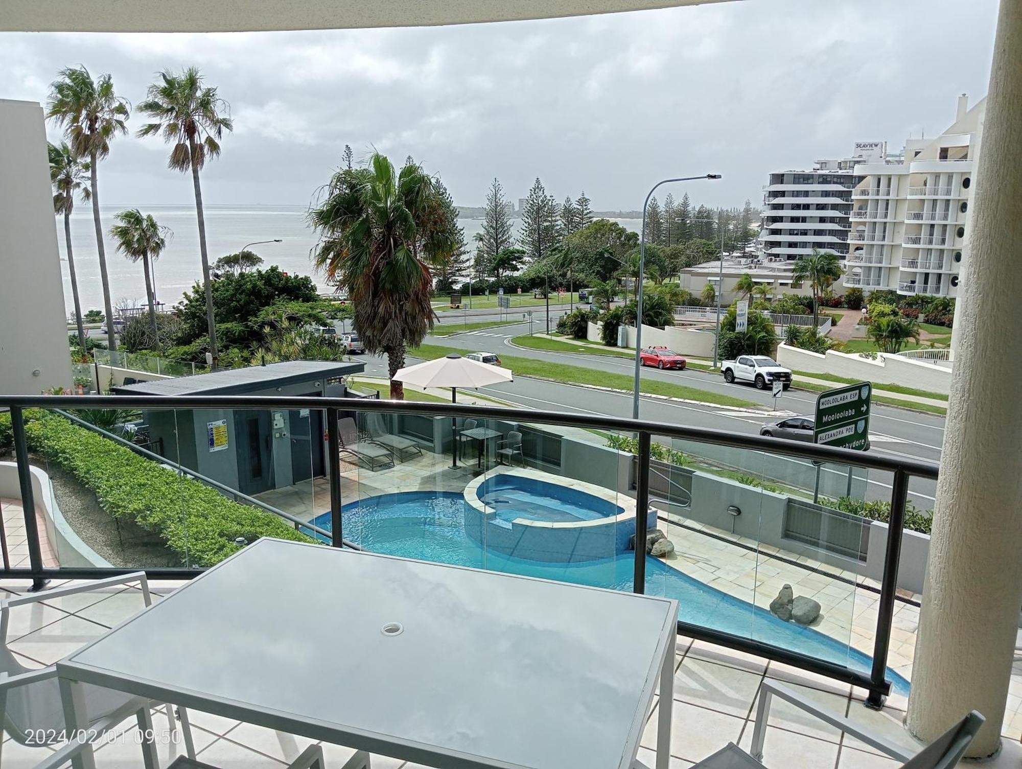 Alexandra On The Pacific Aparthotel Mooloolaba Eksteriør bilde